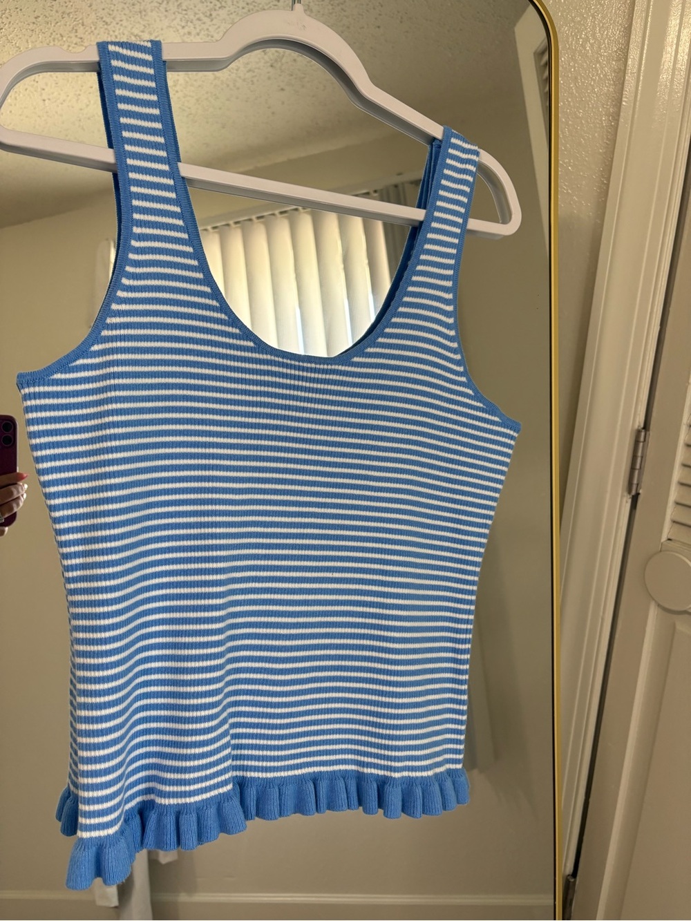 Sweater material tank